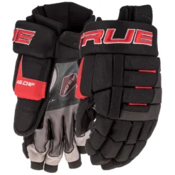 TRUE A6.0 Pro Hockey Gloves - Junior 18 TRUE A6.0 Pro Hockey Gloves - Junior -Warrior Sales Shop true a6 0 pro hockey gloves junior black red