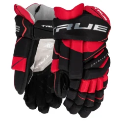 TRUE Catalyst 7X Hockey Gloves - Junior -Warrior Sales Shop true catalyst 7x hockey gloves junior black red