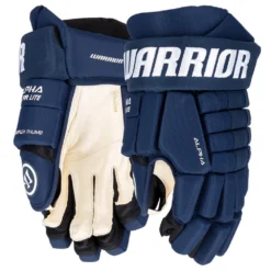 Warrior Alpha FR Lite Hockey Gloves - Senior -Warrior Sales Shop warrior alpha fr lite hockey gloves senior navy