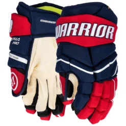 Warrior Alpha Pro Hockey Gloves - Junior -Warrior Sales Shop warrior alpha pro hockey gloves junior navy red white