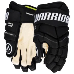 Warrior Alpha Pro Hockey Gloves - Senior -Warrior Sales Shop warrior alpha pro hockey gloves senior black