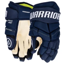 Warrior Alpha Pro Hockey Gloves - Senior -Warrior Sales Shop warrior alpha pro hockey gloves senior navy